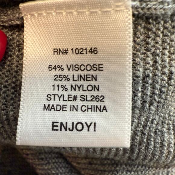 Women's Michael Stars Sleeveless Gray Sweater Dress Size Small NEW - Picture 5 of 8